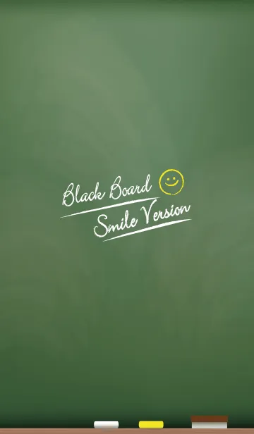 [LINE着せ替え] Black Board Smile Version.の画像1