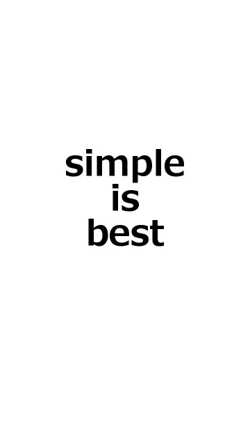 [LINE着せ替え] Simple is best -monochrome-の画像1