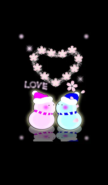 [LINE着せ替え] 愛の証(雪だるま5)の画像1