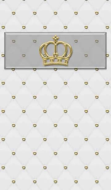Leather white and gold ver.2の着せ替えメイン画像