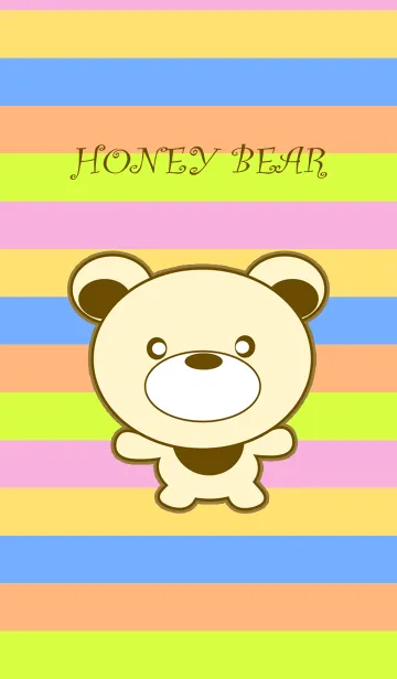 [LINE着せ替え] Honey teddy bearの画像1
