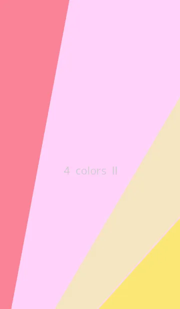 [LINE着せ替え] 4 colors Ⅱ pinkの画像1