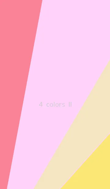 4 colors Ⅱ pinkの着せ替えメイン画像