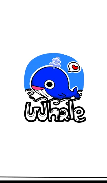 [LINE着せ替え] Whale Whaleの画像1