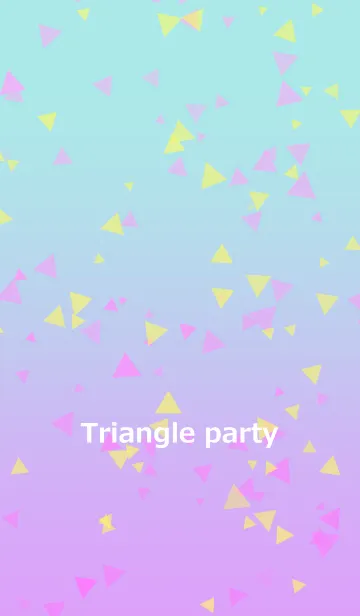 [LINE着せ替え] Triangle partyの画像1
