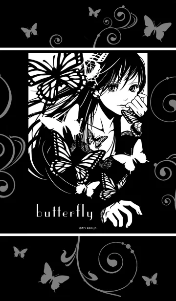 [LINE着せ替え] 上条衿「butterfly」の画像1