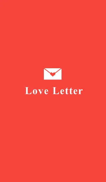 [LINE着せ替え] Simple Love letterの画像1