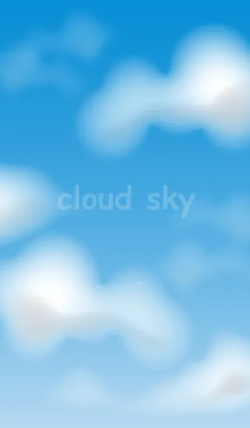 [LINE着せ替え] cloud sky-modified versionの画像1