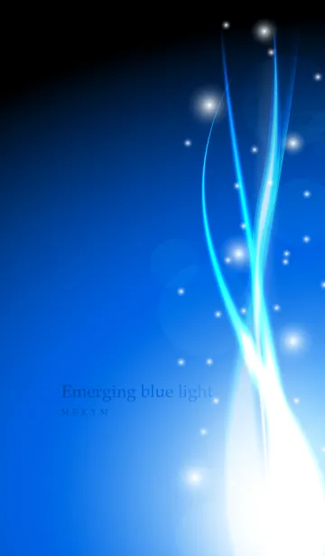 [LINE着せ替え] Emerging blue lightの画像1