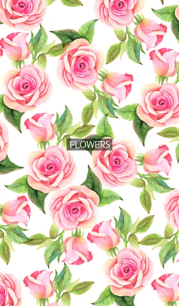 water color flowers_117の着せ替えメイン画像