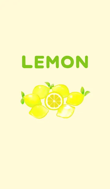 [LINE着せ替え] レモン柄 2の画像1