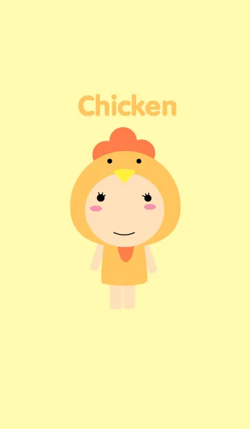 [LINE着せ替え] Girl Chickenの画像1