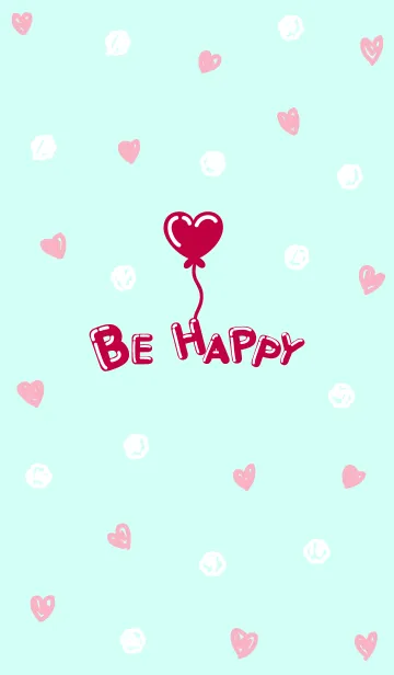 [LINE着せ替え] 'Be happy' simple themeの画像1