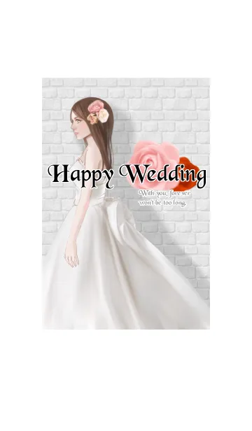 [LINE着せ替え] Happy Wedding.の画像1