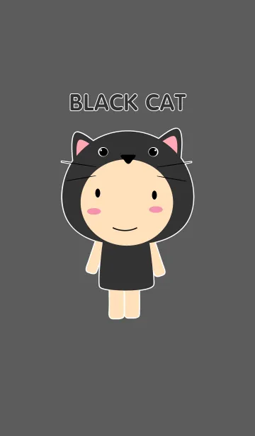 [LINE着せ替え] Boy Black Cat themeの画像1