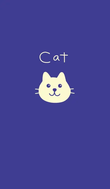 [LINE着せ替え] シンプル猫さんの画像1