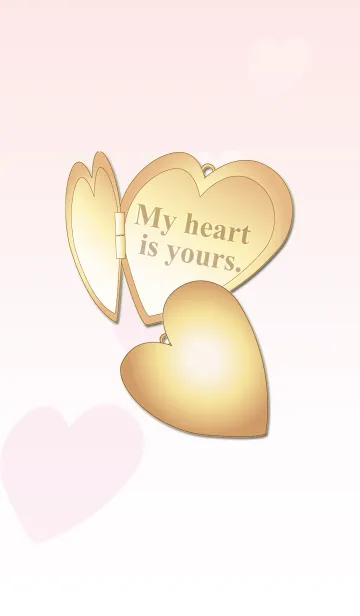 My heart is yours.私の心はあなたのものの着せ替えメイン画像