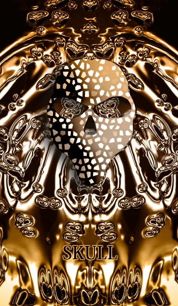 [LINE着せ替え] GOLD SKULL.の画像1