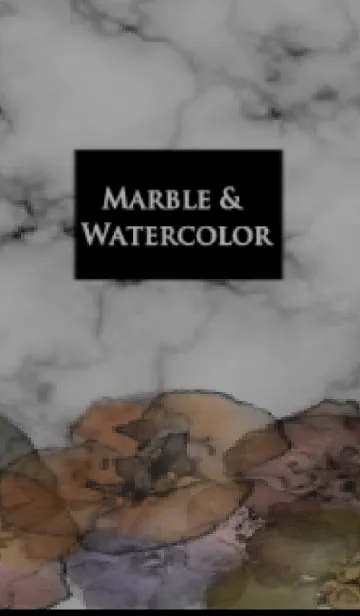 [LINE着せ替え] marble ＆ watercolorの画像1