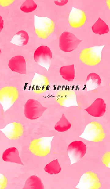 [LINE着せ替え] フラワーシャワー2の画像1