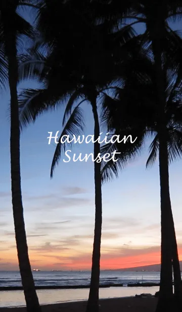 [LINE着せ替え] Hawaiian Sunset2の画像1