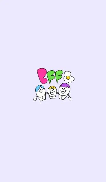 [LINE着せ替え] BFF！！ 〜with 目玉焼き〜の画像1