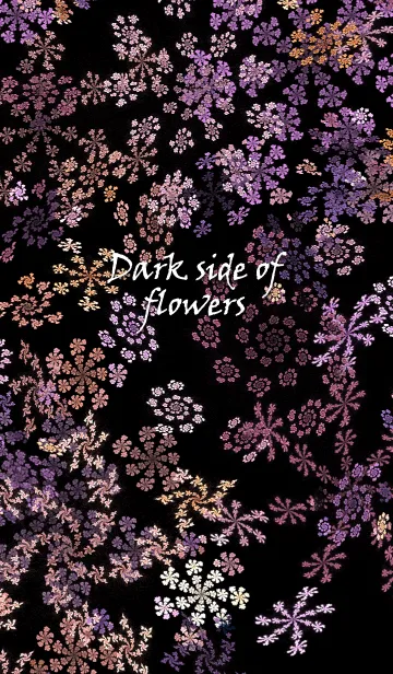 [LINE着せ替え] Dark side of flowersの画像1