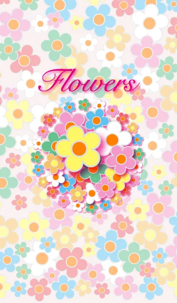 [LINE着せ替え] A lot of flowers 1.2の画像1