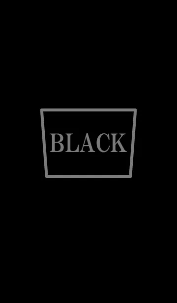 [LINE着せ替え] Black Simple design 8の画像1