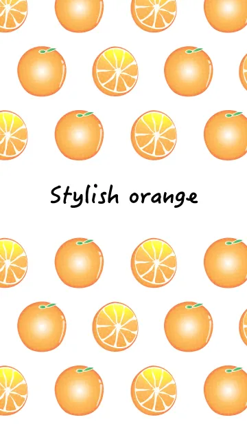 [LINE着せ替え] お洒落なオレンジの画像1