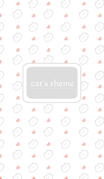 [LINE着せ替え] cat's theme. simple version.の画像1
