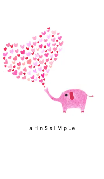 [LINE着せ替え] ahns simple_024_elephant_rightの画像1