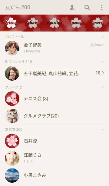 [LINE着せ替え] Flower dress -さくらⅢ-の画像2