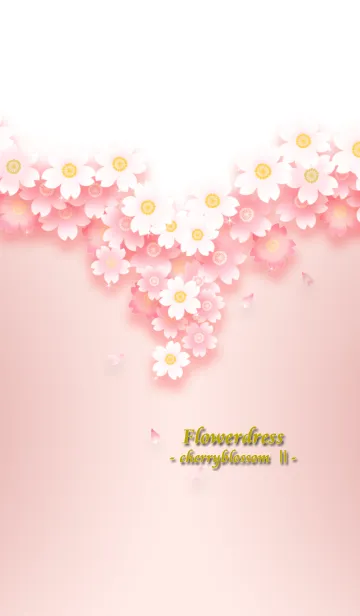 [LINE着せ替え] Flower dress -さくらⅡ-の画像1