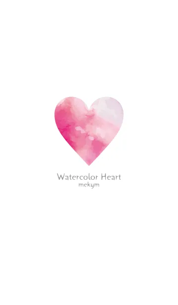 [LINE着せ替え] Watercolor Heart.の画像1