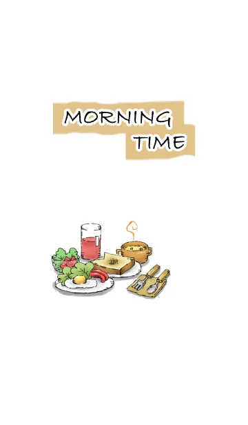 [LINE着せ替え] MORNING TIMEの画像1