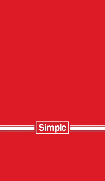 [LINE着せ替え] simple tag RED***の画像1
