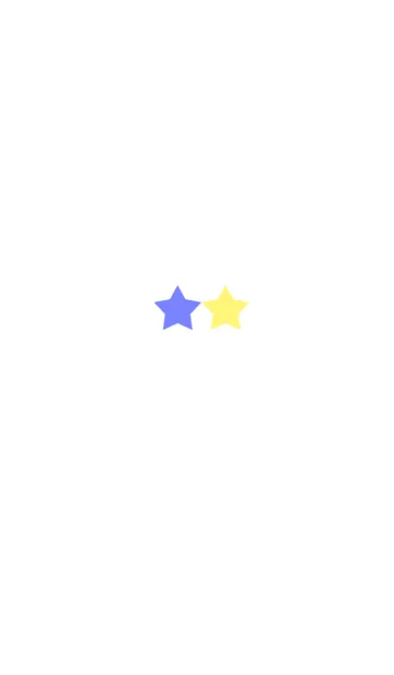 Simple star -yellowa X blue-の着せ替えメイン画像