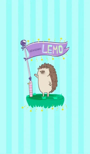 [LINE着せ替え] ハリネズミのレモさんの画像1