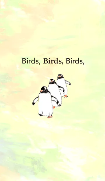 [LINE着せ替え] Birds,Birds,Birds ！！！ 鳥たちの着せ替えの画像1