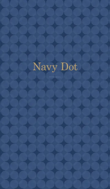 Navy Dotの着せ替えメイン画像