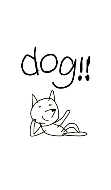 [LINE着せ替え] かわいい犬の画像1
