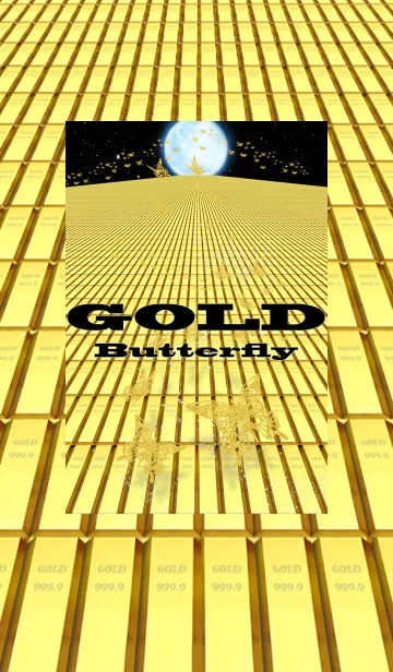 GOLD Butterflyの着せ替えメイン画像