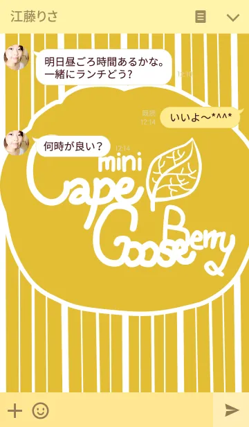 [LINE着せ替え] Mini Crape goose Berryの画像3