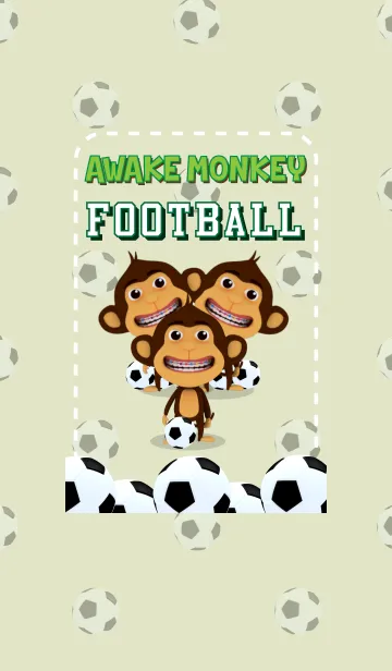 [LINE着せ替え] Awake Monkey Footballの画像1