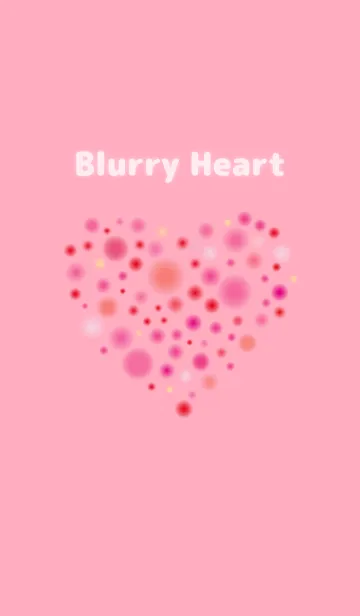 [LINE着せ替え] Blurry Heart～Pink versionの画像1