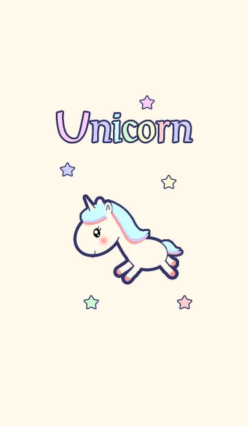 [LINE着せ替え] Unicorn Cuteの画像1
