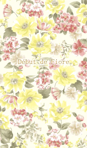 [LINE着せ替え] Debut de Fiore-Heureux flower-の画像1