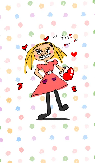 [LINE着せ替え] アリーサと仲間たちの画像1