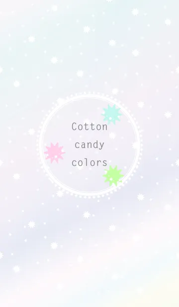 Cotton candy colorsの着せ替えメイン画像